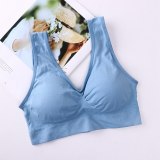 Plus Size Bras For Women Seamless Bra With Pads Big Size 4XL 5XL Bralette Push Up Brassiere Bra Vest Wireless Active Bra