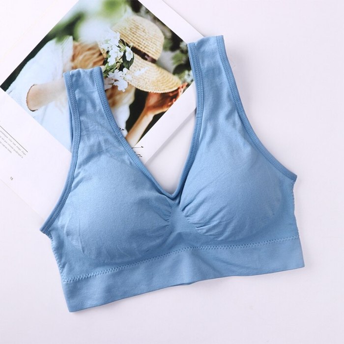 Plus Size Bras For Women Seamless Bra With Pads Big Size 4XL 5XL Bralette Push Up Brassiere Bra Vest Wireless Active Bra