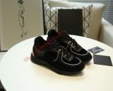 Wholesale New 2019 Brand Designer Women Sneakers Lace Up Suede Leather shoes Mens Fashion Casual Trainers Women shoes
