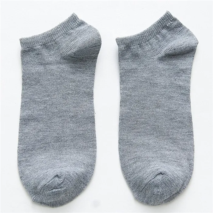 2020 New 10 Pairs Women Socks Breathable Ankle Socks Solid Color Short Socks Comfortable White Black Cotton Low Cut Socks