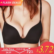 FINETOO Soft Seamless Bra Women A B Cup Push Up Underwear Women's Wireless Bras Small Bust 6 Colors Female Adjustable Brassiere