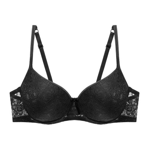 New Plus Size Bra Thin Cup  Lace Bralette For Woman Push Up Cotton Brassiere Underwire ABCD Cup Bras Underwears