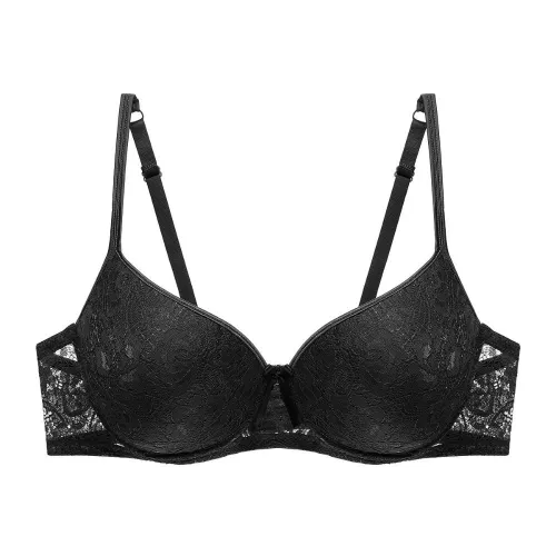 New Plus Size Bra Thin Cup  Lace Bralette For Woman Push Up Cotton Brassiere Underwire ABCD Cup Bras Underwears