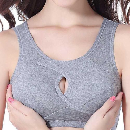 Women's sports bra high elasticity soft no-wire push-ups comfortable breathable sexy extra size bra