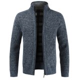 Men Warm Thick Fashion Business Casual Sweater Cardigan Men Brand Slim Fit Knitwear Outwear Warm Winter Sweater Jumper