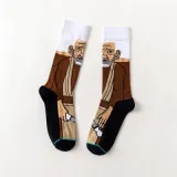 Men Socks New Star Wars Movie Socks Master Yoda Cosplay Socks Wookiee Jedi Knight Novelty Women Socks Soft Sox Dropshipping Gift