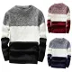 Men's Knitted Sweater Autumn Winter Casual O-Neck Striped Slim Knittwear Mens Sweaters Pullovers Jumper Pull Homme Clothes