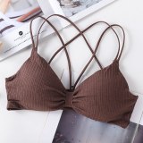 Sexy Bra Push Up Bras For Women Lingerie Wire Free Bra Solid Color Cotton Bralette Seamless Underwear Female Brassiere BH