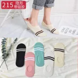 5Pairs  Arrivl Women Socks funny Fruits Cute Happy Silicone Slip Invisible Cotton Sock 35-40