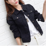 Women 2019 New Fashion Denim Jackets Autumn Casual Long Sleeve Basic Short Jean Jacket Vintage Korean Harajuku Coats