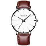 2020 Minimalist Men's Fashion Ultra Thin Watches Simple Men Business Stainless Steel Mesh Belt Quartz Watch