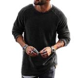 New Autumn New Casual Solid O Neck Thick Sweater Men Pullover Sweaters Casual Jumper Male Knitted Korean Style Clothes Plus Size