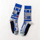 Men Socks New Star Wars Movie Socks Master Yoda Cosplay Socks Wookiee Jedi Knight Novelty Women Socks Soft Sox Dropshipping Gift
