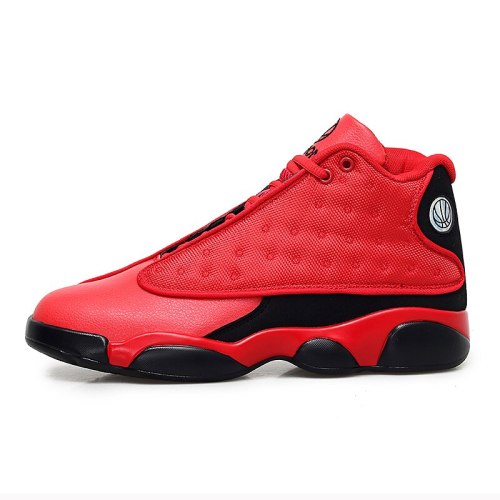 2020 High Top Basketball Shoes for Men Outdoor Anti Skid Sports Basket Ball Shoes Homme Red White Black Sneakers