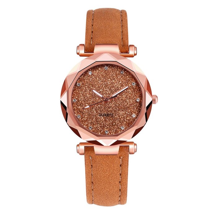 2020 New Ladies fashion Korean Rhinestone Rose Gold Quartz Watch Female Belt Watch montre femme часы женские zegarki damskie
