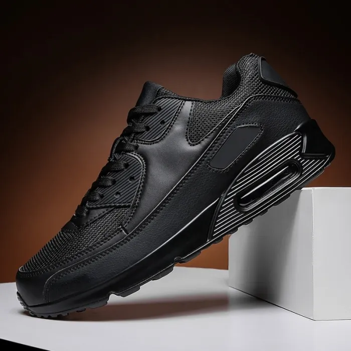 Men's Sports Training Sneakers Air Cushion Mesh Tennis Sports Shoes Outdoor Running Shoes Non-slip Wear-resistant Casual Shoes