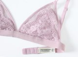 Hot Girls Lace Bra Sexy Embroidery Floral Translucent Bra Women Underwear White Black Bralette Wireless Seamless brassiere