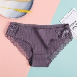 New Sexy Lace Panties For Women Girls Underwear Cotton Panty 2019 Soild Elasticity Comfortable Low-Rise Lingerie Panties M L XL