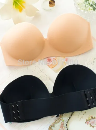 fashion bra push up one piece seamless wedding underwear invisible slip-resistant thin cup thickening bra