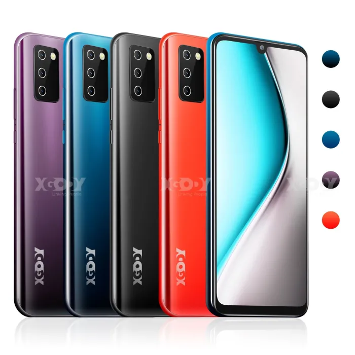 XGODY NOTE 10 Android 9.0 4G mobile phones 2GB RAM 16GB ROM Face ID 5MP Camera Dual SIM GPS WIFI 7.2  19:9 smartphone Quad Core