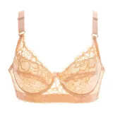 Meizimei Deep V Sexy Lingerie Lace Bras for Women thin Intimate Floral Plus Size Underwire Super Push up bhBrassiere Girl lady