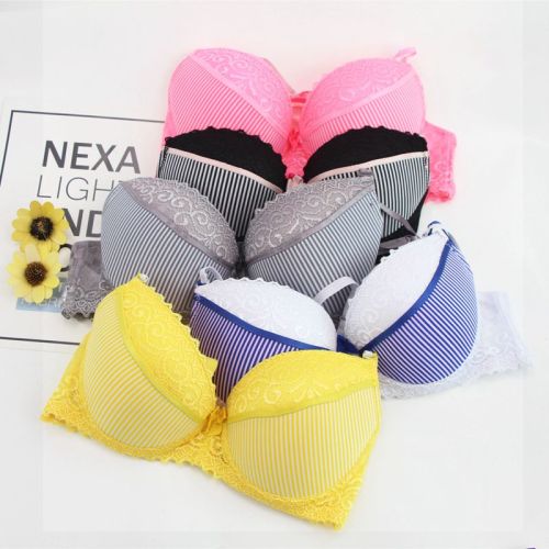 VS secret thong bra set lingerie Push Up French lace sexy women underwear sets Bra and Panty ABCD cup Free Shipping sutia T2480#