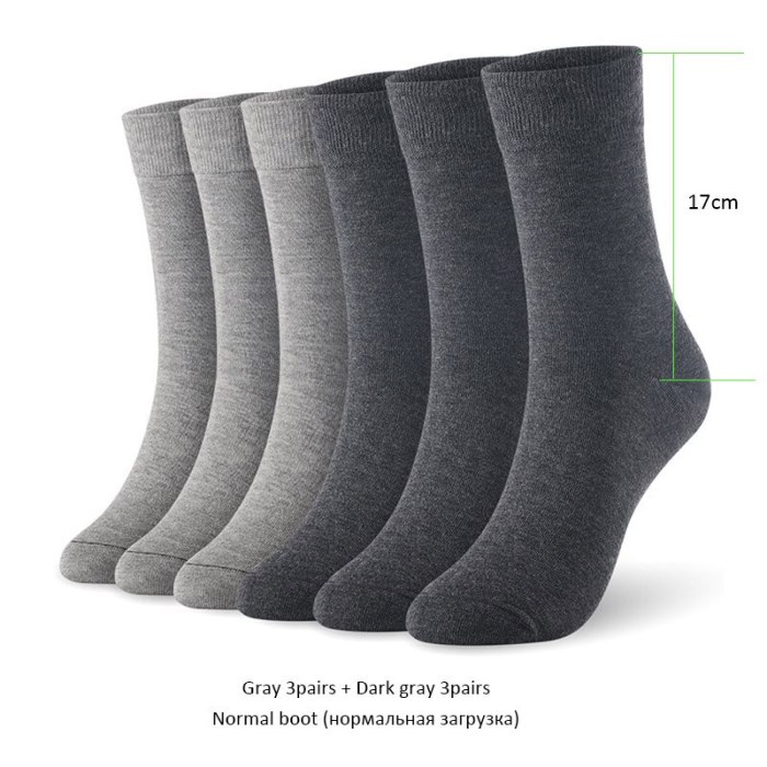 Bamboo socks solid color men socks 6pairs/lot man long boot business socks UK SIZE 7-11 EUR SIZE 40-46