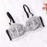 2018 underwire half cup 1/2  sexy bra size AB 70-85 padded push up underwear for women