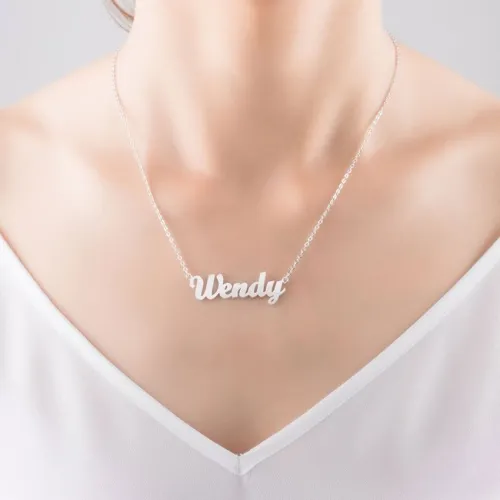 Stainless Steel Choker Custom Name Necklace Personalized Jewelry Men Handmade Nameplate Pendant Necklaces Women Best Friend Gift