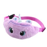 2020 New Cute Unicorn Female Waist Bag Kids Fanny Pack Cartoon Plush Women Belt Bag Fashion Travel Phone Pouch Chest Bag