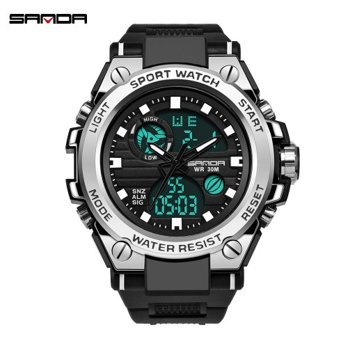 Waterproof Alarm Mens Watches Top Brand Luxury  Digital Led Sports Watch Men Clock Wristwatch