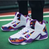 Hot Sale Basketball Shoes Comfortable High Top Gym Training Boots Ankle Boots Outdoor Men Sneakers Athletic Sport  Shoes