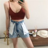FINETOO Sexy Backless Bralette Active Bra For Women Seamless Padded Bra Women Lingerie Cotton Wireless Long Tops Brassiere Bra