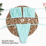 Sexy Micro Women Bikini 2020 Mujer Swimsuit Bandeau Bikinis Set Two-piece Swimwear Push Up Bathing Suit Female Beachwear Biquini