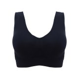 Sexy Solid Women Bra Breathable Seamless Fitness Wire Free Bralette Full Cap Push Up Gather Bralette BH with Padded for Women