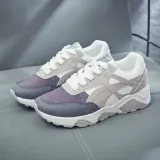 Air Shoes Woman Female Students All Match Comfortable Breathable Thick Soled Running Shoes Lace Harajuku Tide Sneaker Women Shoe
