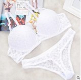 Luxury Sexy Thong France Embroidered Lace Bra Sets For Women Push Up Bra And Panty Set Underwear Sets