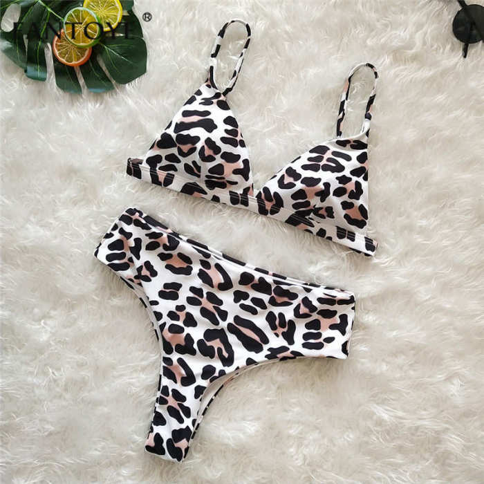 Fantoye Sexy Snake Print Bikini Women Swimwear 2019 Female Two-pieces Bikinis Sets Lady Buquini Plus Size Swimming Bathing Suit