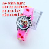 Princess Children Watches Spiderman Colorful Light Source Boys Watch Girls Kids Party Gift Clock Wrist