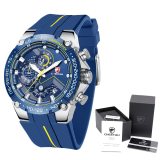 New Mens Watches CHEETAH Top Luxury Brand Chronograph Waterproof Quartz Watch for Men Date Sports Clock Male