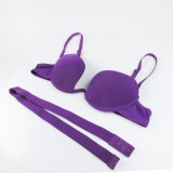 Sexy Women Lingerie U Backless Bras Underwear Deep U Low Cut Push Up Bra Intimates ECMLN Female Breathable Bralette