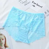 Underwear Women Plus Size Sexy Lace Panties Transparent Briefs Seamless Lingerie Lady Panties Cotton High-Rise For Weight 100KG