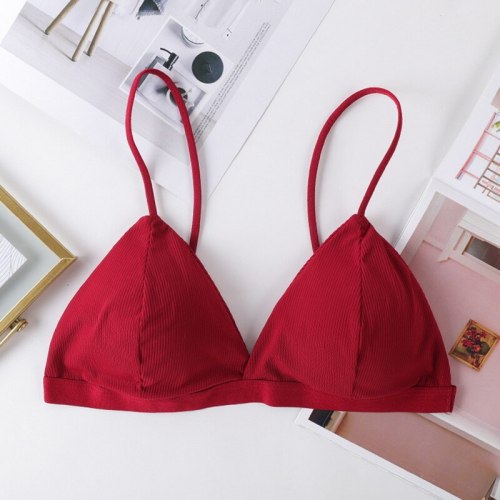 2020 Women Seamless Soft Bras for Women Thin Strap Wireless Push Up Bra Backless Comfort Underwear Bralette Sexy Lingerie