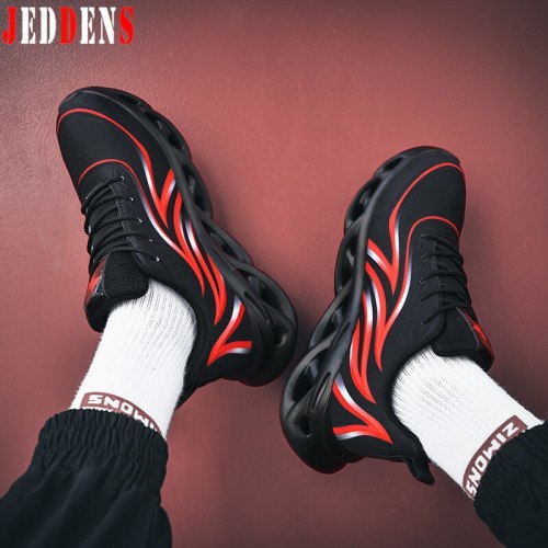 Breathable Summer Sneakers Blade Shoes Men's Sports Light Soft Running Shoes for Men Lace Up Platform Footwear Runway Shoe