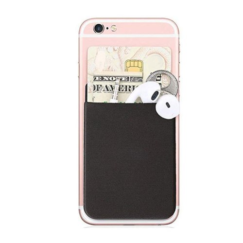 Case Mini Universal Adhesive Phone Back Slim Stick-on Pocket Credit Card Holder Removable Pouch Wallet