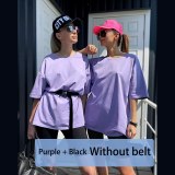 Sweetown Casual Workout Women Two Pieces Sets Short Sleeve Sporty Active Wear Fashion Outfit Summer Top And Biker Shorts Set