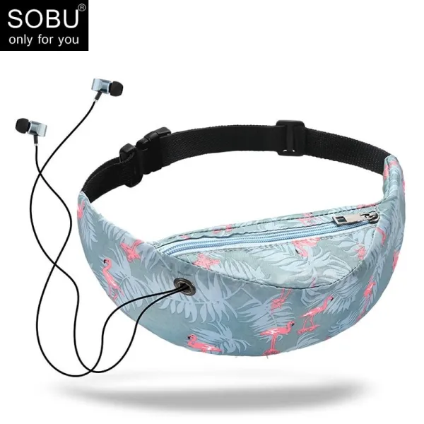 Fashion 3D Colorful  Print Waist bag Men Women Fanny Packs Hip Belt Bags Money Travelling Mountaineering Mobile Phone Bag T012