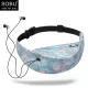 Fashion 3D Colorful  Print Waist bag Men Women Fanny Packs Hip Belt Bags Money Travelling Mountaineering Mobile Phone Bag T012