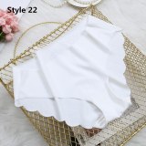 Fashion Women's Sexy Lace Panties Seamless Underwear Briefs Leopard Ice Silk for Girls Bikini Cotton Crotch Transparent Lingerie