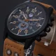 2019 Vintage Classic Watch Men Watches Stainless Steel Waterproof Date Leather Strap Sport Quartz Army relogio masculino